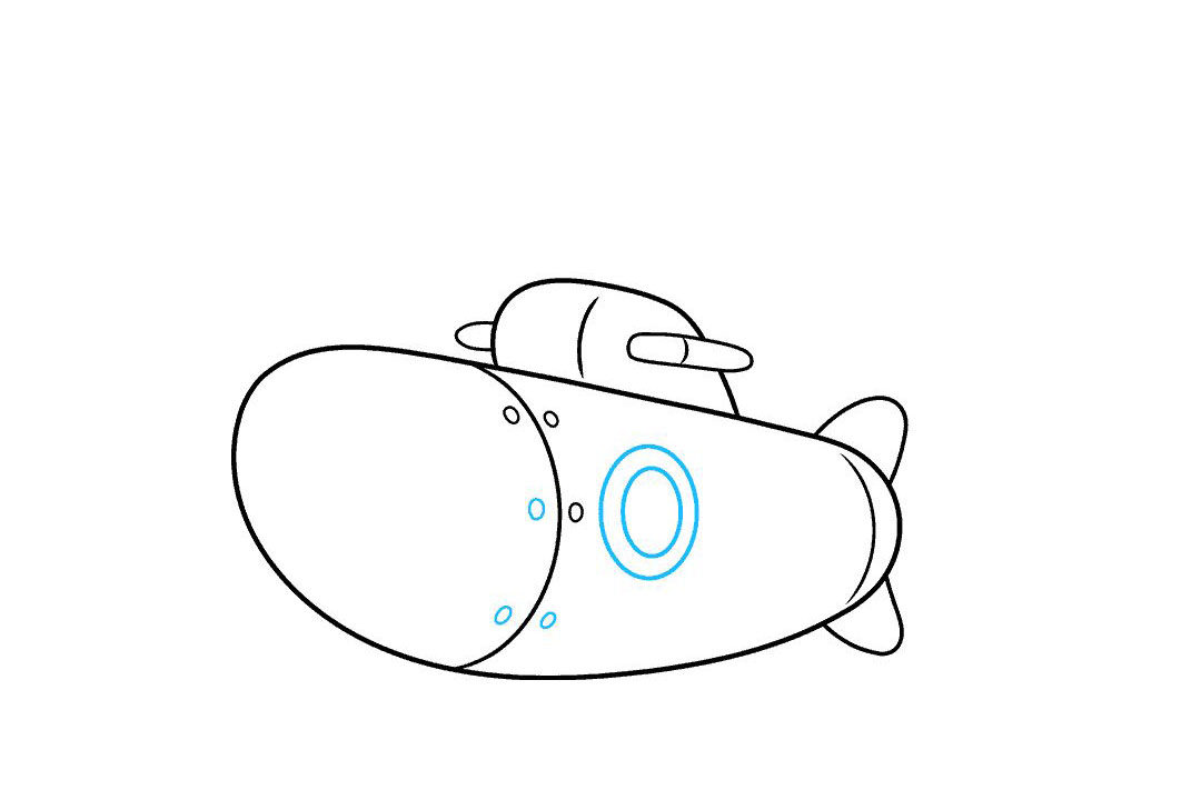 潜水艇怎么画