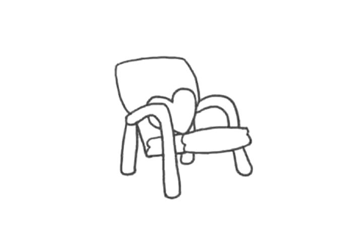家具简笔画 单人椅怎么画