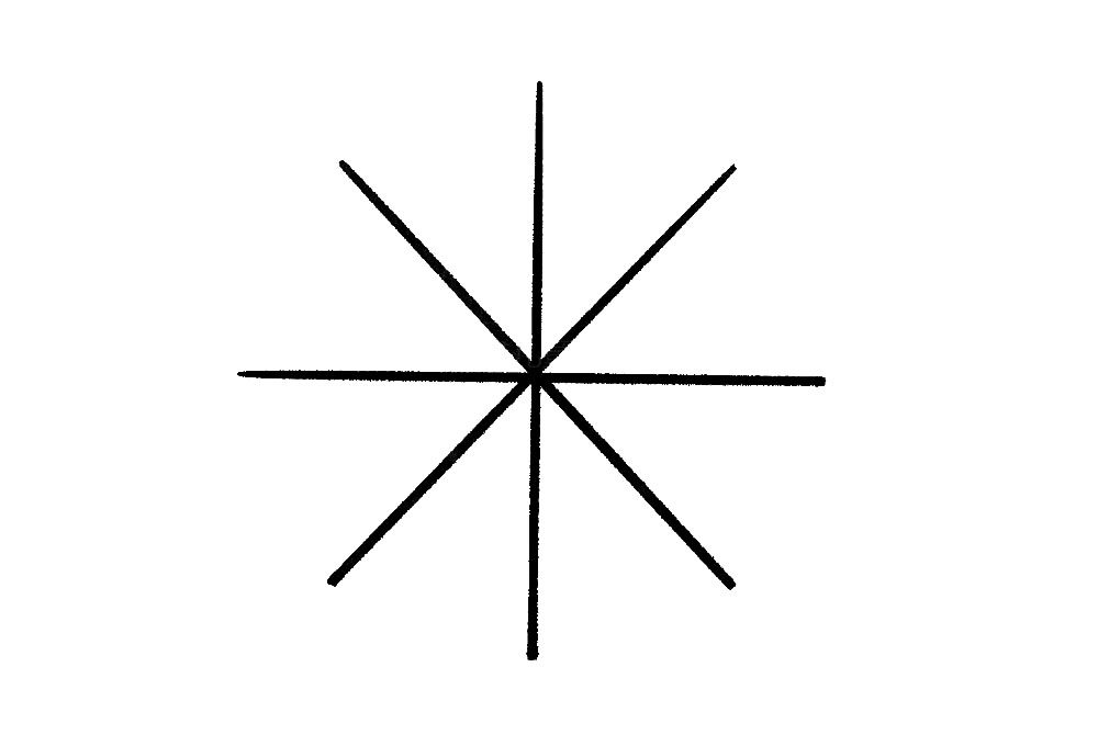 米字画雨伞简笔画