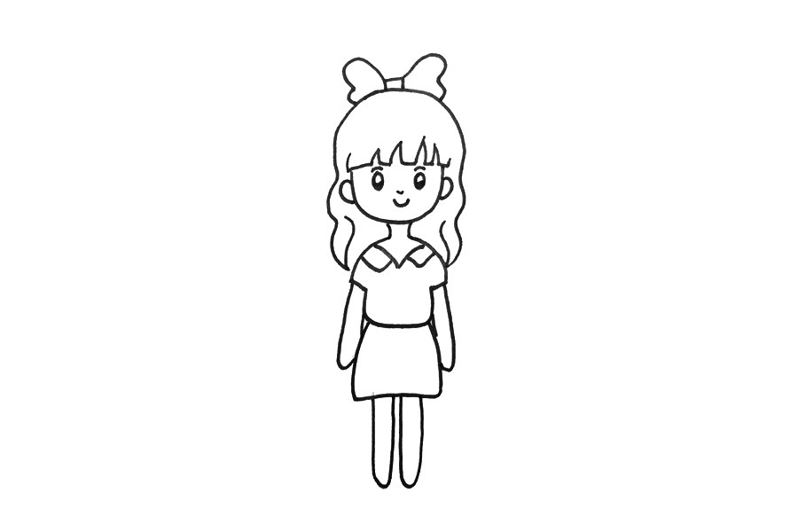 美女怎么画