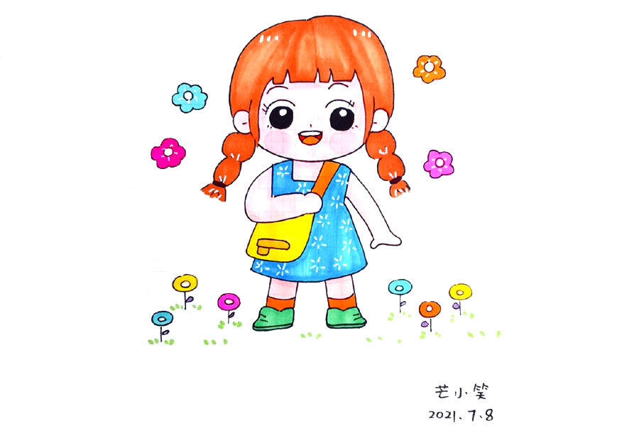 儿童节准备怎么过呢？游乐场是标配！游乐场里开心的小朋友简笔画