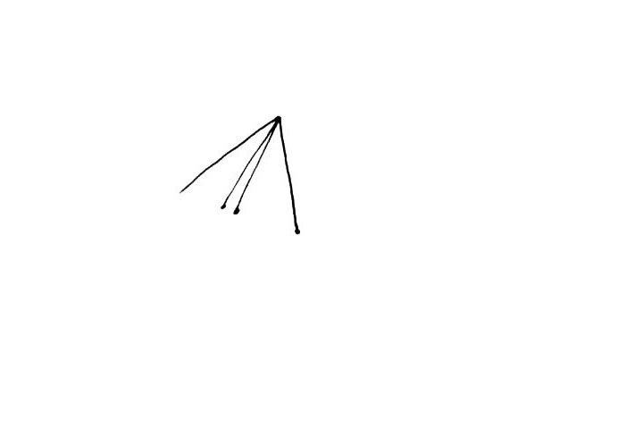 纸飞机简笔画画法步骤