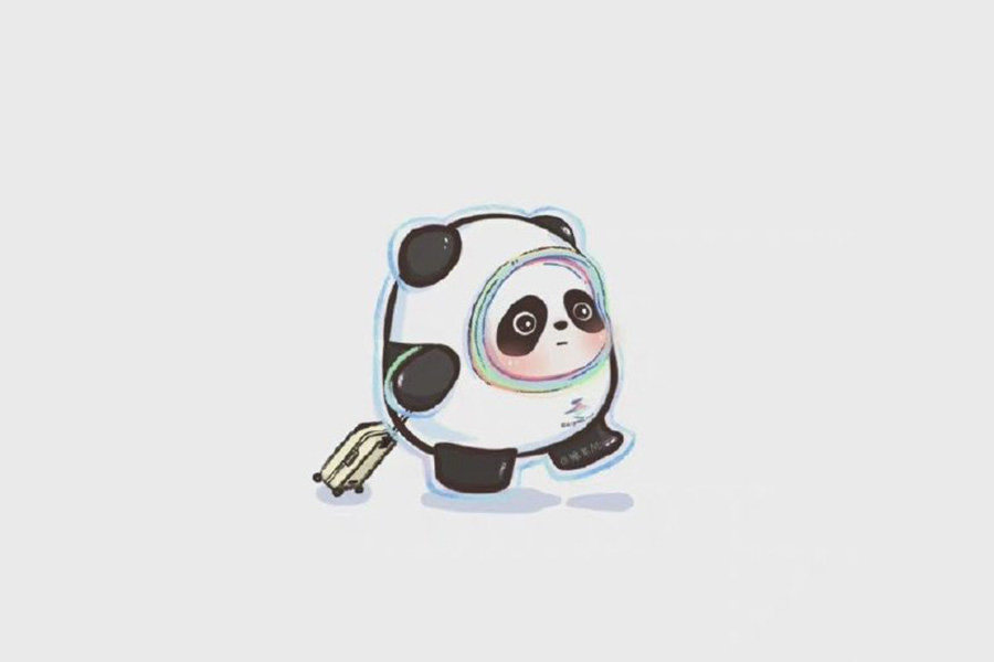 迷你版可爱冰墩墩