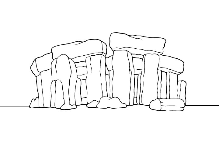 世界知名建筑简笔画图片