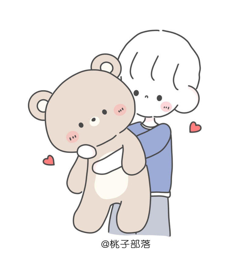 分享一组来自chama的简笔画，小姐姐的头发是不是太好画了