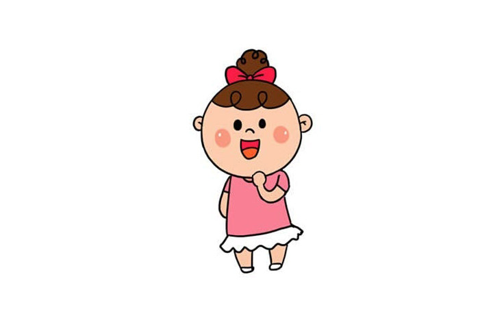 暑假计划卡通人物插画