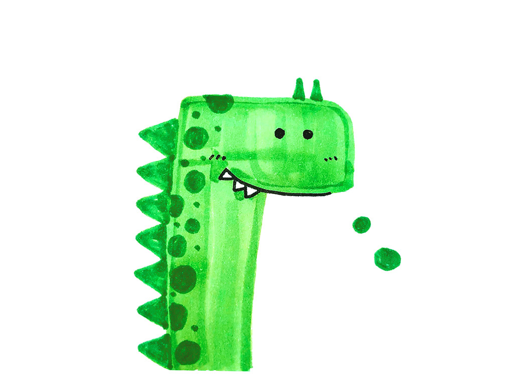 一组简单好画的可爱小动物简笔画