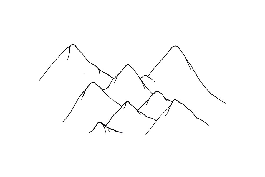 喜马拉雅山怎么画