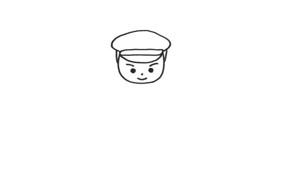 人民警察怎么画