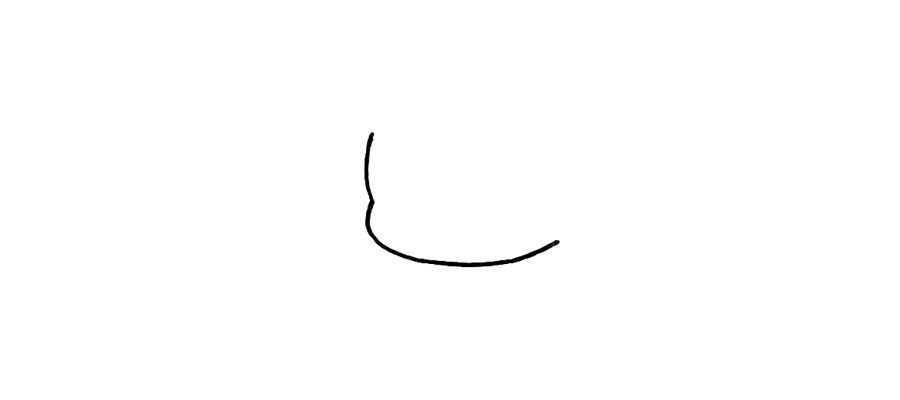Q版柊瑠美简笔画画法步骤