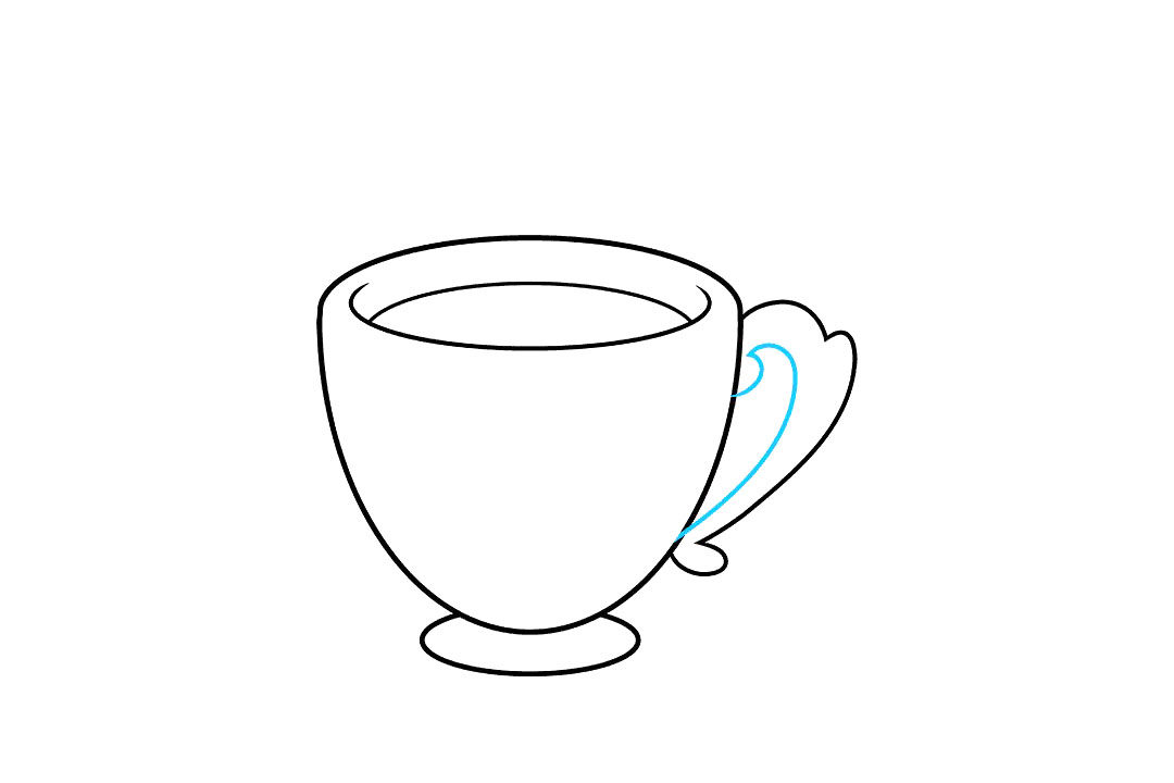 茶杯怎么画