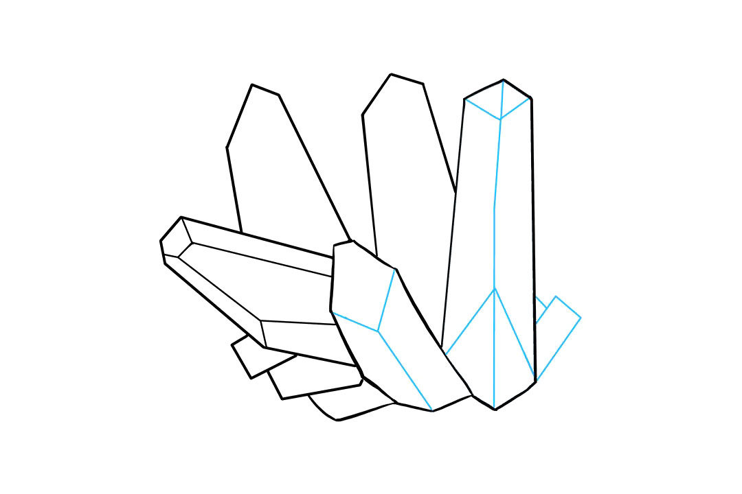 水晶怎么画