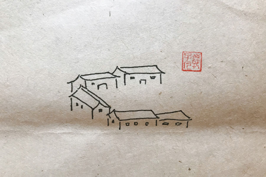 北京著名建筑简笔画图片 天安门 故宫