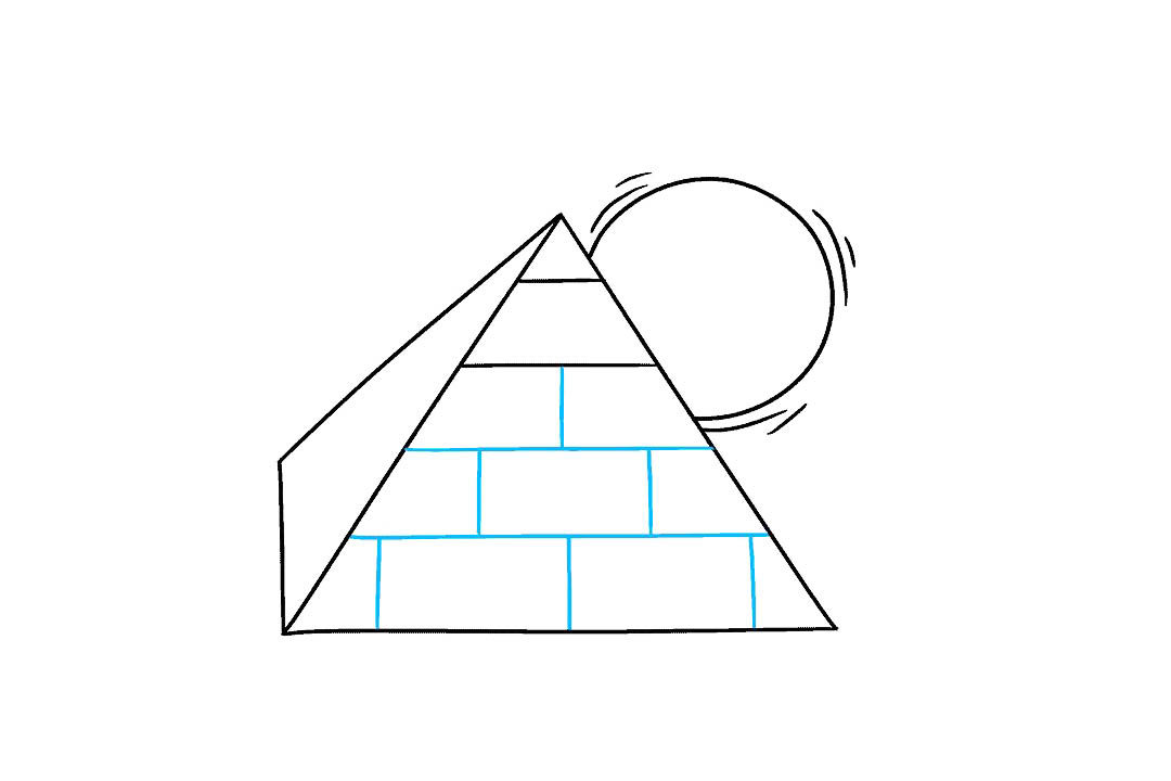 埃及金字塔怎么画