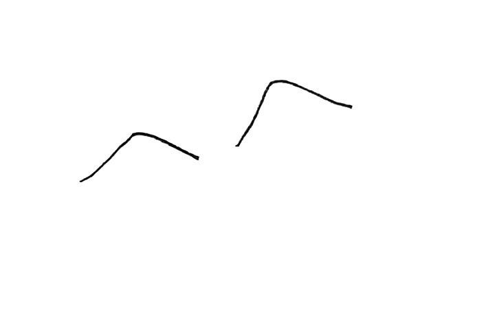 海鸥简笔画画法步骤