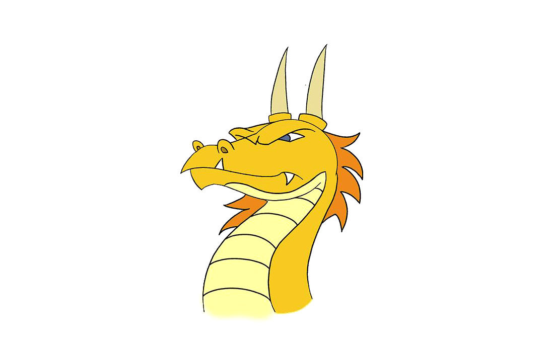 如何画龙首简笔画