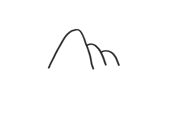落日风景怎么画