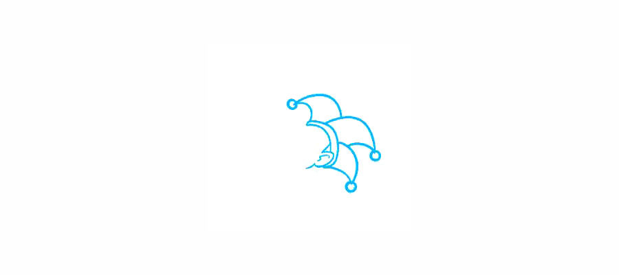 如何画杂技小丑