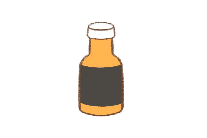 一瓶橙汁怎么画