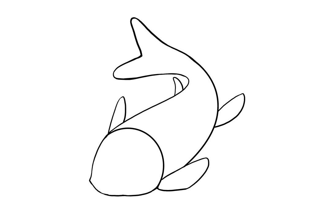 如何画锦鲤鱼简笔画