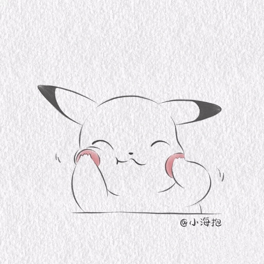 可爱卡通人物头像简笔画图片