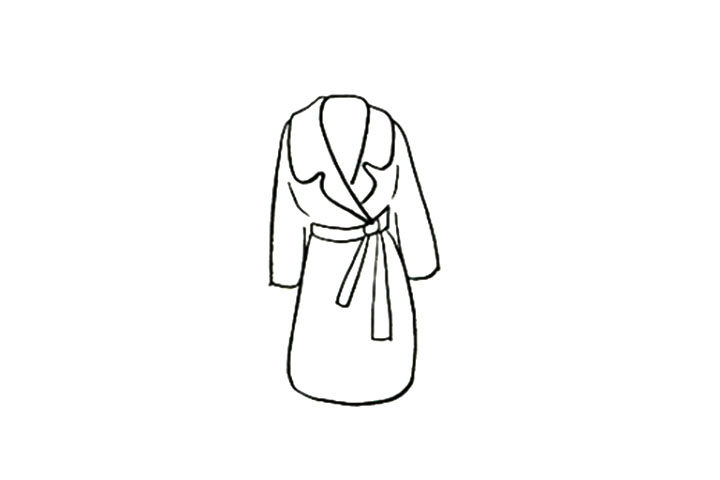 长款大衣怎么画