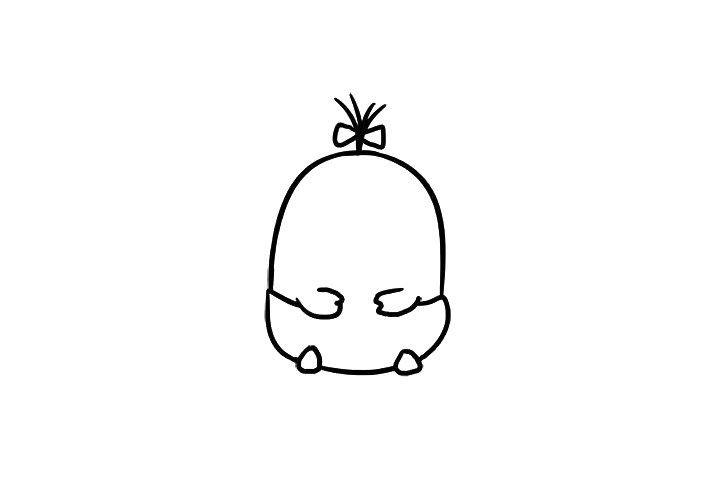 小黄人简笔画教程
