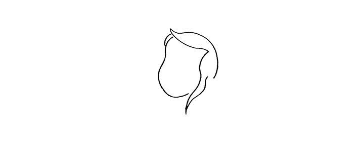 沉香简笔画画法步骤
