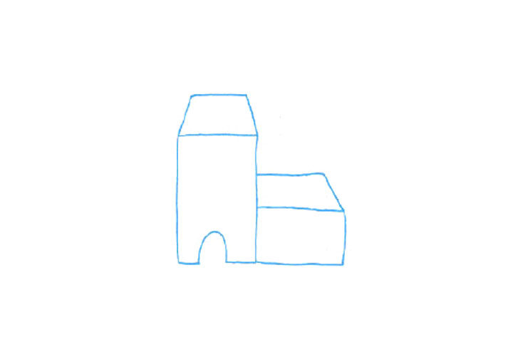 充满童趣的小房子简笔画教程4
