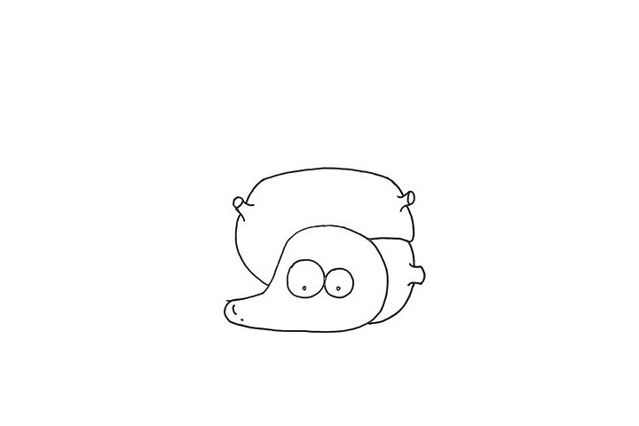 小海螺简笔画画法步骤