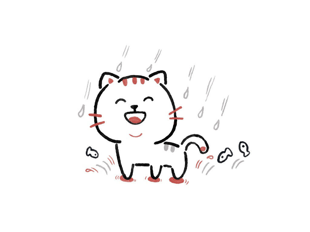 简单可爱的小猫简笔画画法