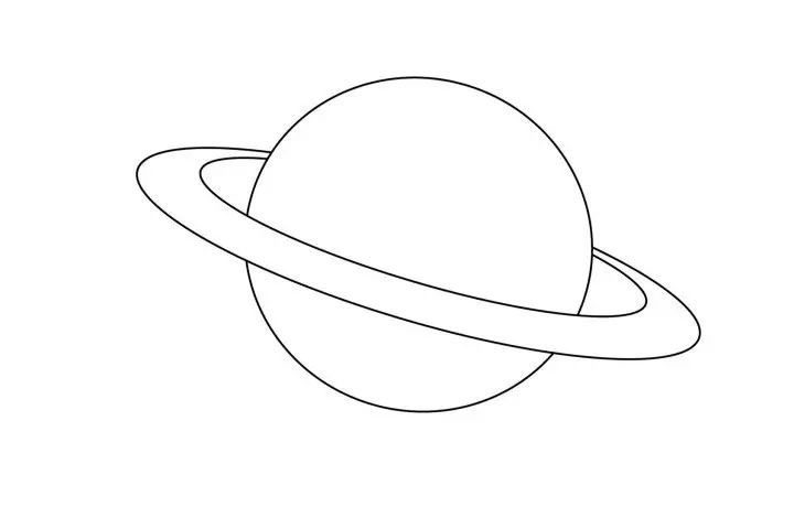 火星简笔画画法步骤
