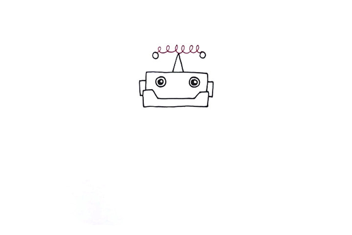 简单易学的机器人简笔画画法