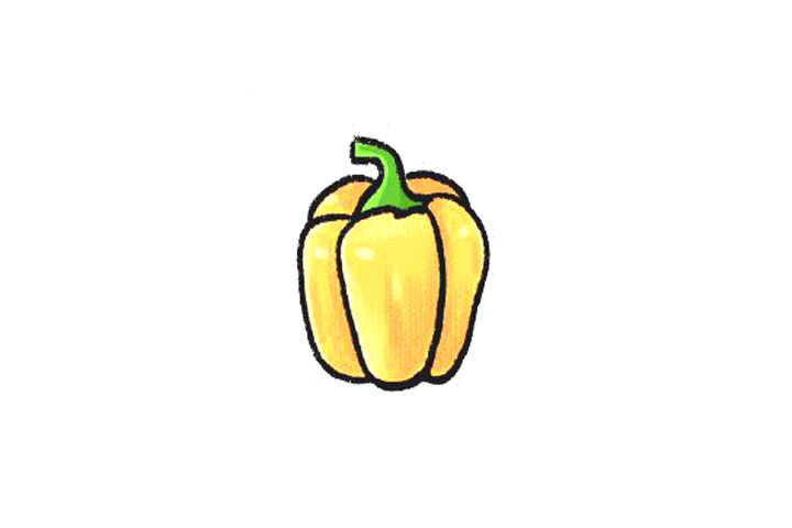 蔬菜简笔画大全 灯笼椒怎么画