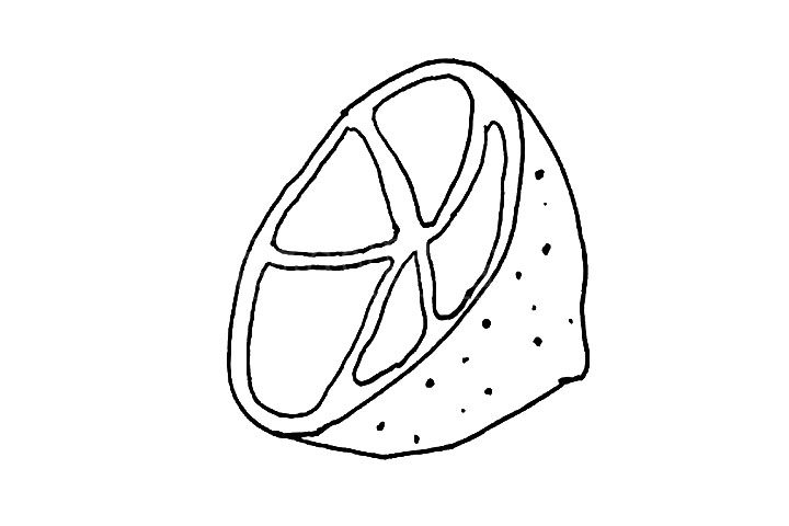 柠檬简笔画画法教程