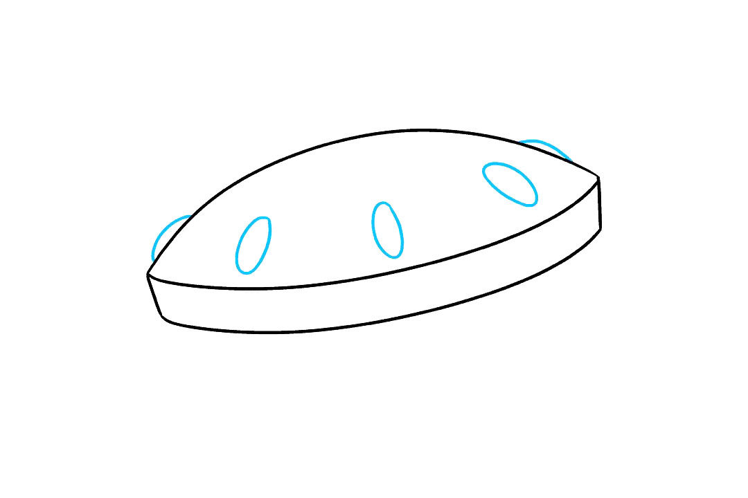 外星人飞船怎么画
