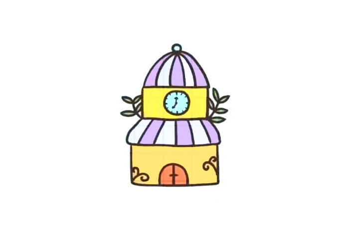 14种简单可爱的小房子简笔画图片