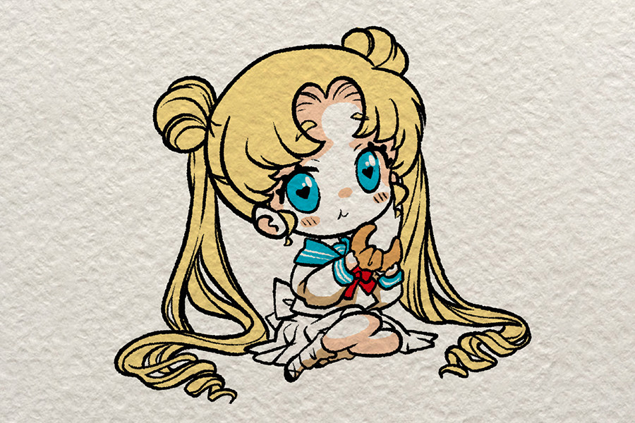 美少女战士简笔画