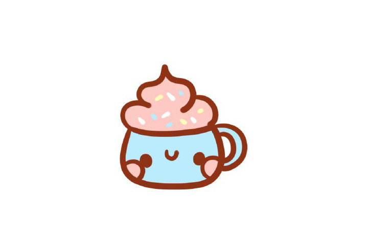 杯装冰激凌怎么画