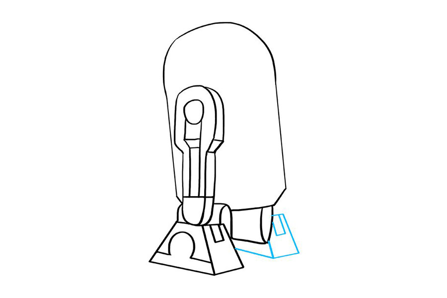 星球大战 R2-D25040机器人怎么画
