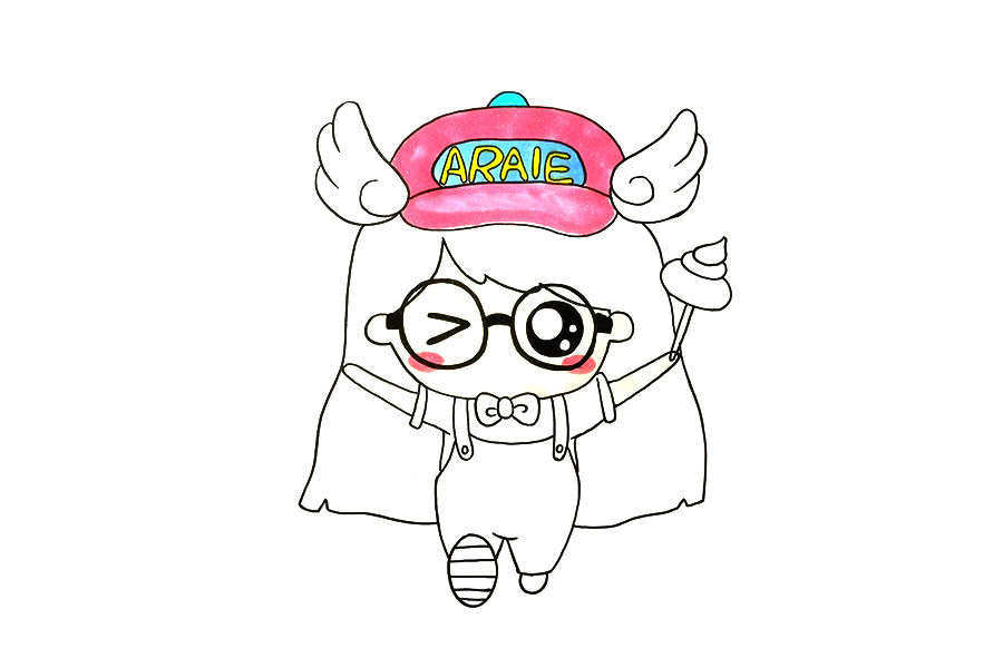 调皮的阿拉蕾怎么画