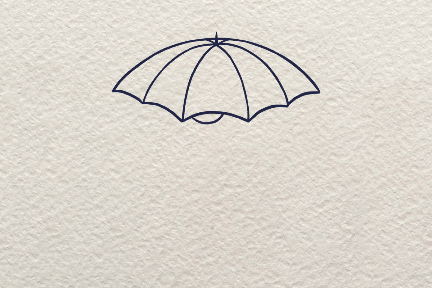 创意简笔画暴雨画法步骤