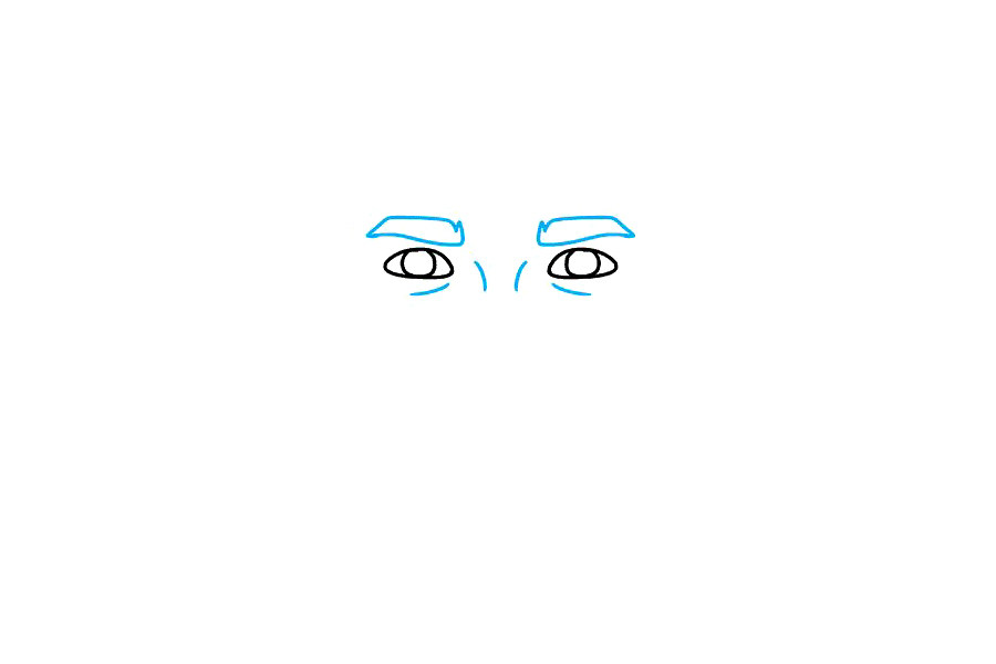 如何画大胡子男人