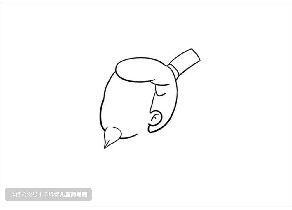 端午节屈原简笔画画法步骤