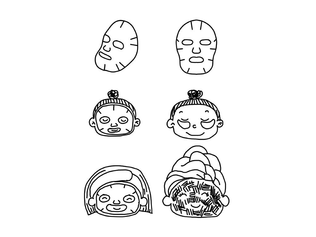 化妆品卡通简笔画大全