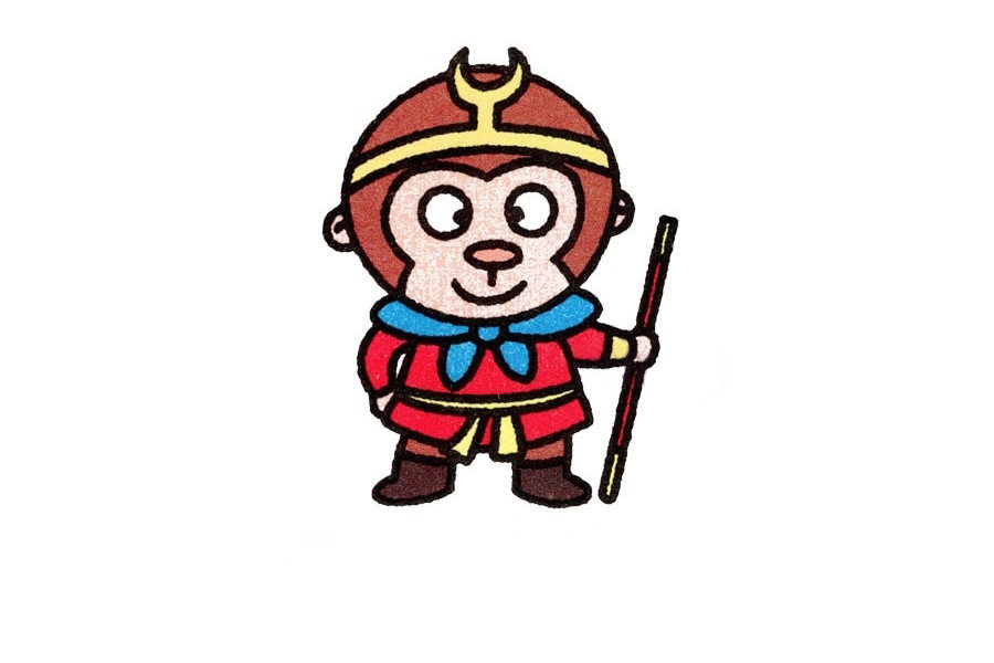 孙悟空简笔画怎么画