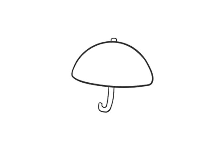 天气简笔画 下雨怎么画