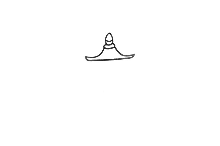 建筑简笔画大全 亭子怎么画