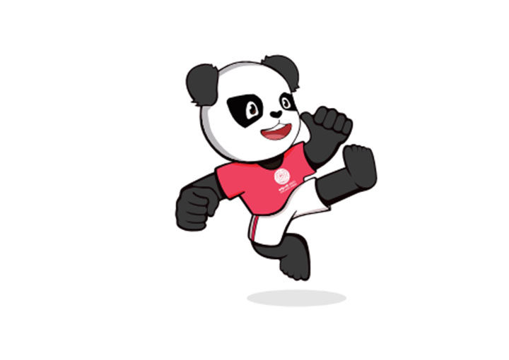 十四运吉祥物简笔画——熊熊