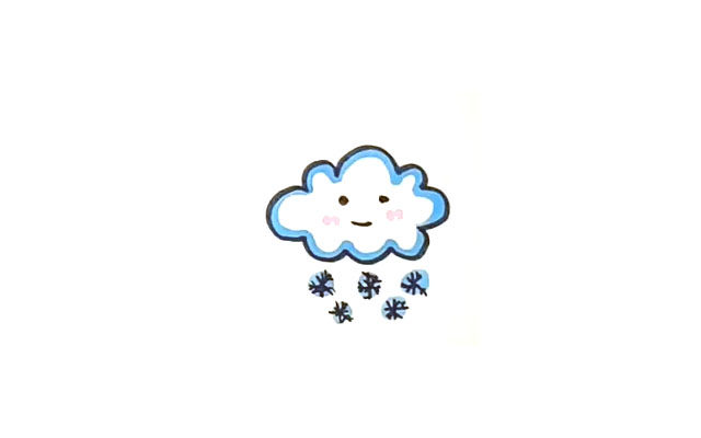 6中卡通天气图标的画法